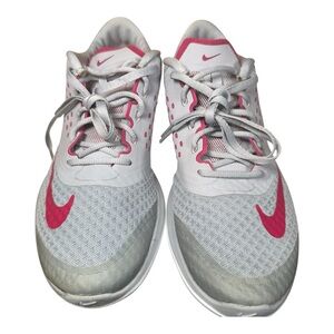 Nike FS Lite Run 2 Women's Running Shoes Size 8 Grey/Pink Excellent Condition